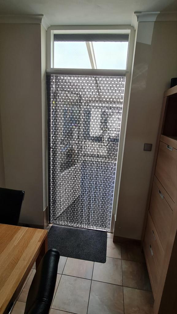 Sun-arts vliegengordijn 210x90 cm zilver, Ophalen, Gebruikt, 200 cm of meer, 50 tot 100 cm