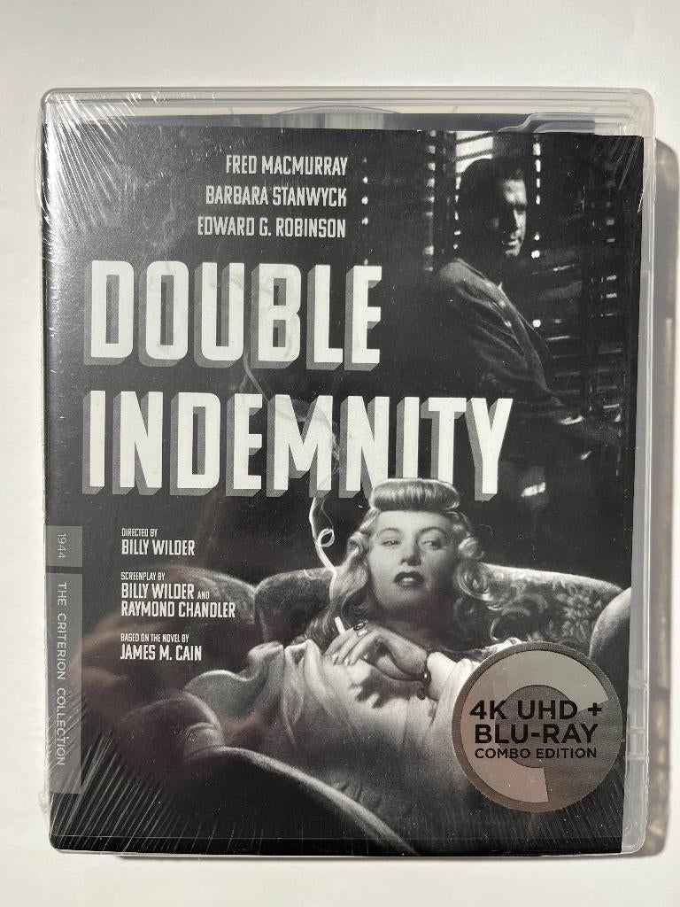Double Indemnity (1944) The Criterion Collection 4K Ultra HD, Cd's en Dvd's, Blu-ray, Ophalen, Nieuw in verpakking, Drama