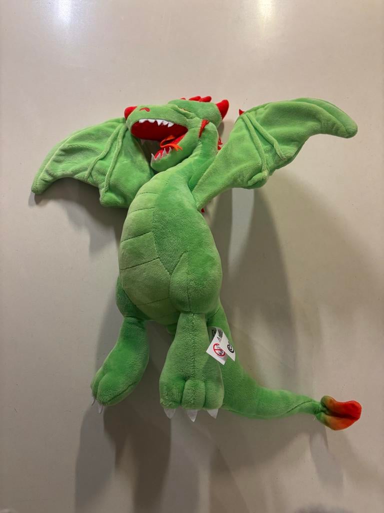 Efteling Sprookjesbos Groene draak knuffel als nieuw!, Ophalen of Verzenden, Zo goed als nieuw, Overige typen