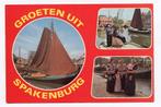 Groeten uit Spakenburg - klederdracht haven botters Utrecht, Ophalen of Verzenden, 1960 tot 1980, Gelopen, Klederdracht