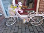 Voloare kinderfiets 16 inch roze met mandje, Ophalen, Gebruikt, 16 tot 20 inch, Voloare