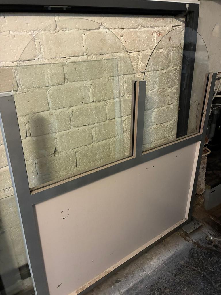 Terrasscherm windscherm, Ophalen, Gebruikt