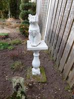 Betonnen kat op pilaar - Tuinbeeld, Tuin en Terras, Tuinbeelden, Ophalen