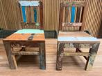 Twee houten kinderstoeltjes voor speelhoek, Kinderen en Baby's, Ophalen, Gebruikt, Stoel(en)