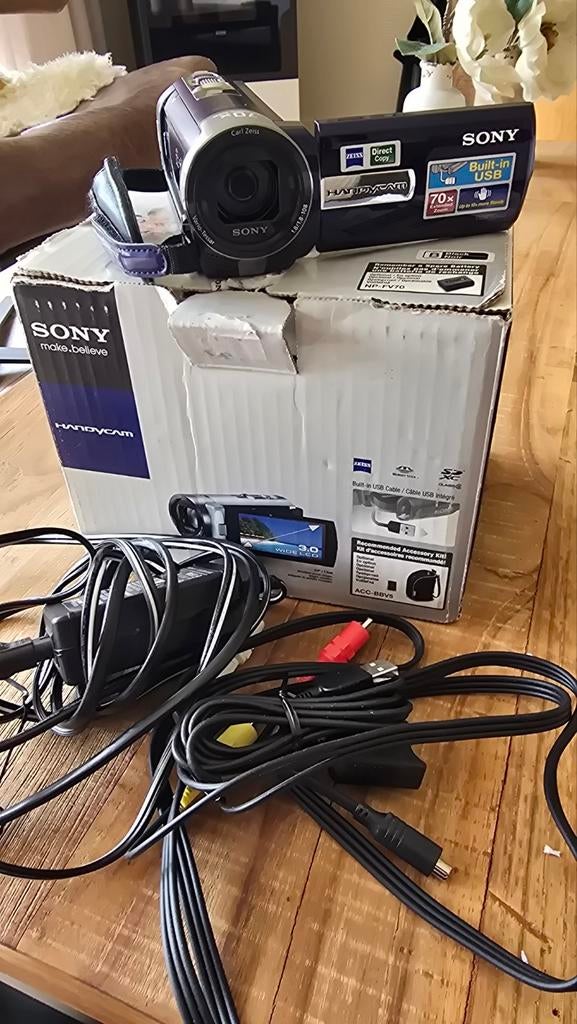 Sony Handycam DCR-SX45E - Compacte Videocamera, Audio, Tv en Foto, Videocamera's Digitaal, Gebruikt, 20x of meer, Ophalen of Verzenden