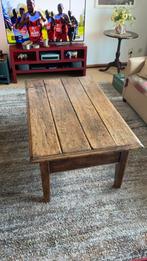 Oude eiken baktafel (salontafel), Antiek, Gebruikt, 100 tot 150 cm, 50 tot 75 cm