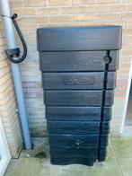 Regenton muurtank BlackLine 276 L, Tuin en Terras, Regentonnen, Ophalen, Kunststof, Gebruikt, Met kraantje