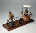 Waarschijnlijk Plank Dreibein stoommachine met caroussel, Antiek en Kunst, Antiek | Speelgoed, Ophalen of Verzenden