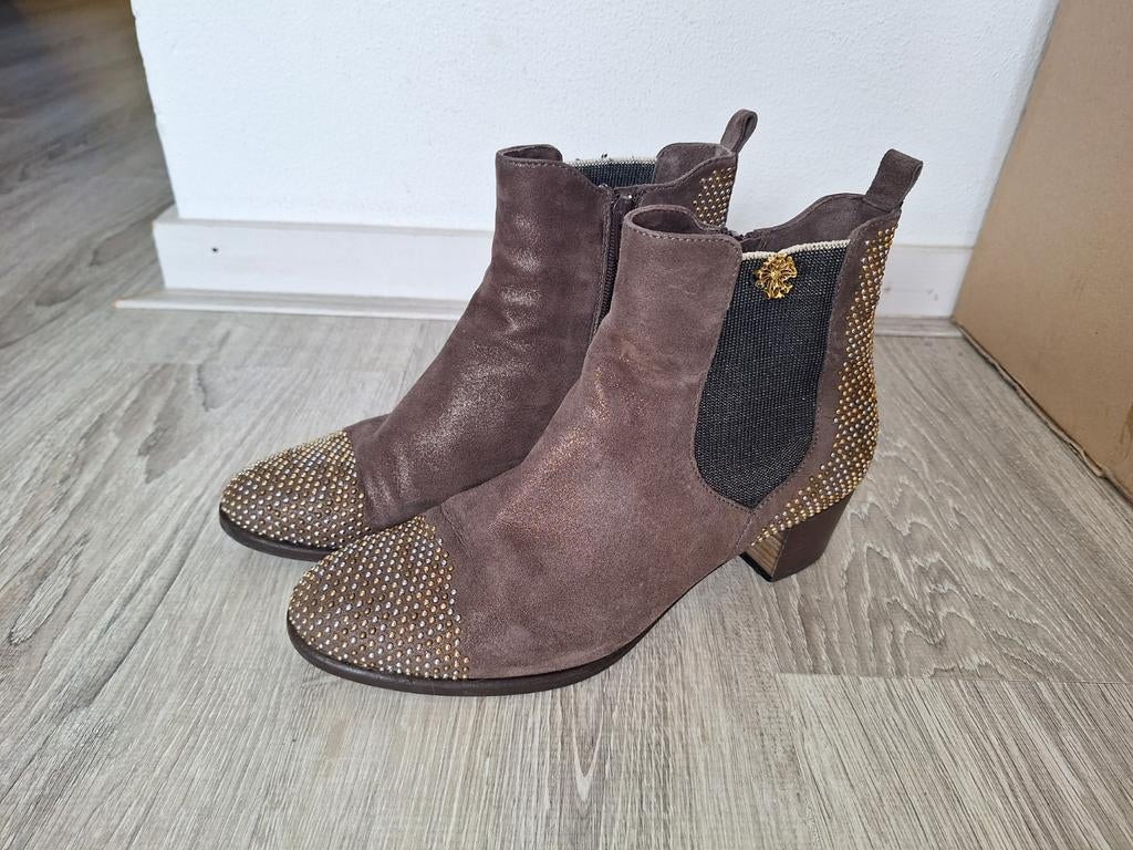 Dames laarsjes maat 39,5, Kleding | Dames, Schoenen, Ophalen of Verzenden, Nieuw, Bruin