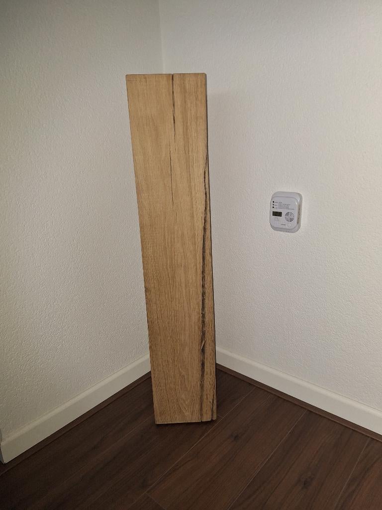 Houten sokkel, Huis en Inrichting, Woonaccessoires | Zuilen en Pilaren, Ophalen, Gebruikt