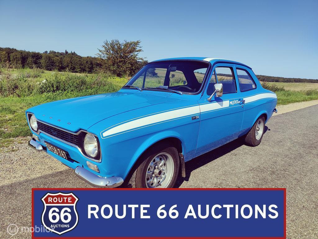 Ford Escort Mk1 Mexico | 1973 | Route 66 Auctions, Auto's, Overige carrosserieën, Zwart, Bedrijf, Handgeschakeld