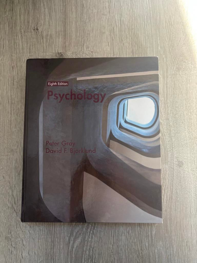 Psychology 8th Ed. - Gray & Bjorklund (Hardcover), Boeken, Psychologie, Zo goed als nieuw, Overige onderwerpen, Ophalen of Verzenden