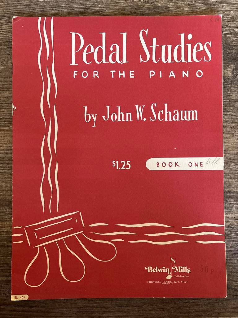Pedal Studies for the Piano - John W. Schaum Boek 1, Gebruikt, Klassiek, Les of Cursus, Ophalen of Verzenden
