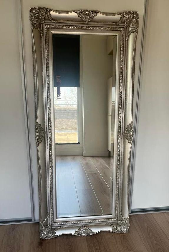 Spiegel met baroklijst, Antiek en Kunst, Antiek | Spiegels, Rechthoekig, Ophalen
