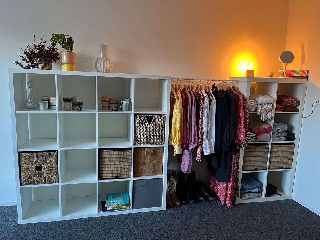 IKEA KALLAX vakkenkast wit - 4x4 en 4x2 vakken, Huis en Inrichting, Kasten | Overige, Ophalen, Gebruikt