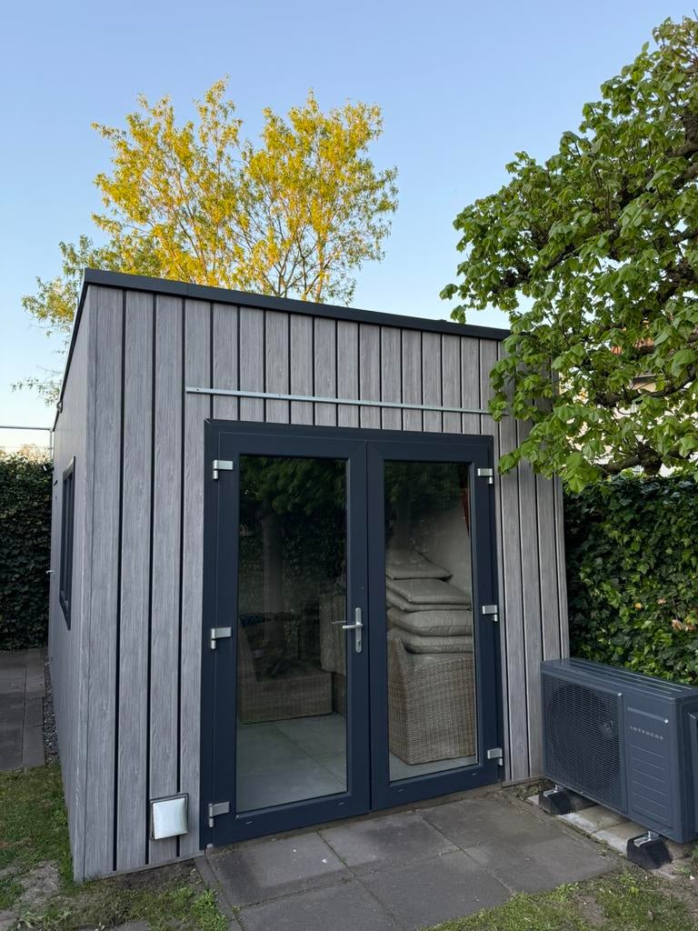 Luxe tuinkantoor + opslag | 6x3m | volledig geïsoleerd |, Ophalen, 200 tot 400 cm, Zo goed als nieuw, Metaal
