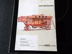 folder LANZ Gross-Dreschmachine MKDD67, Verzenden, Gelezen, Folder