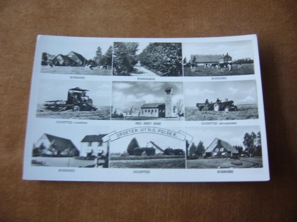 NOORD OOST POLDER  =  9 LUIK, Ophalen of Verzenden, 1940 tot 1960, Ongelopen, Flevoland