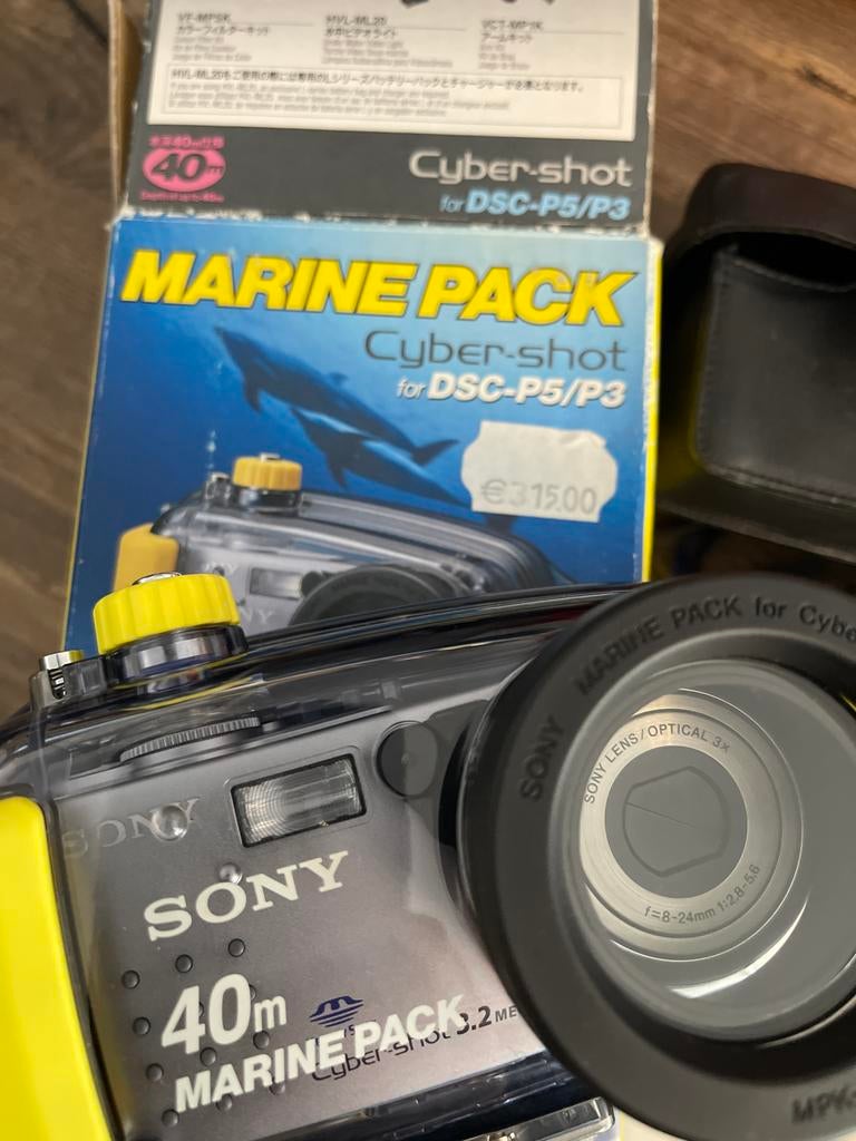 Sony Cyber-shot DSC-P5/P3 Marine Pack Onderwatercamera, Audio, Tv en Foto, Fotografie | Onderwatercamera's, Ophalen of Verzenden