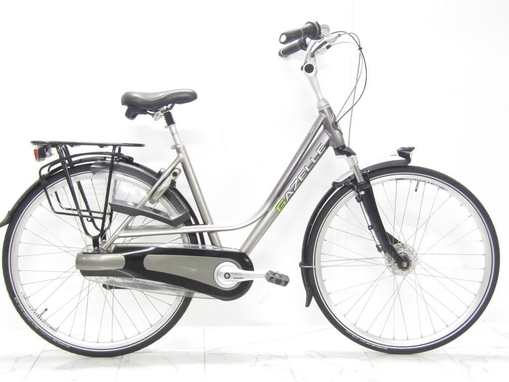 Gazelle Zeta grijs dames 48cm 28inch, 47 tot 50 cm, Gebruikt, Gazelle, Versnellingen