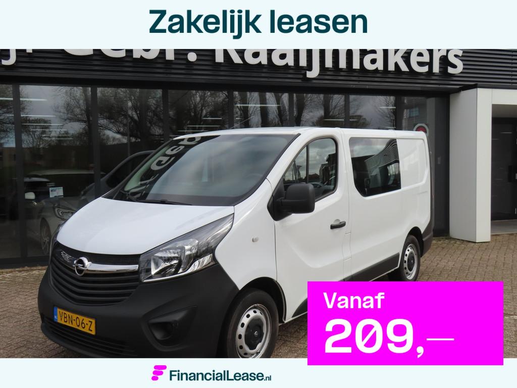 Opel Vivaro 1.6 CDTI L1H1 DC Edition*Airco*6-Persoons*, Voorwielaandrijving, Euro 6, Wit, Origineel Nederlands