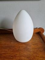 Jaren 70 ei vormige lamp vintage, Ophalen of Verzenden, Minder dan 50 cm