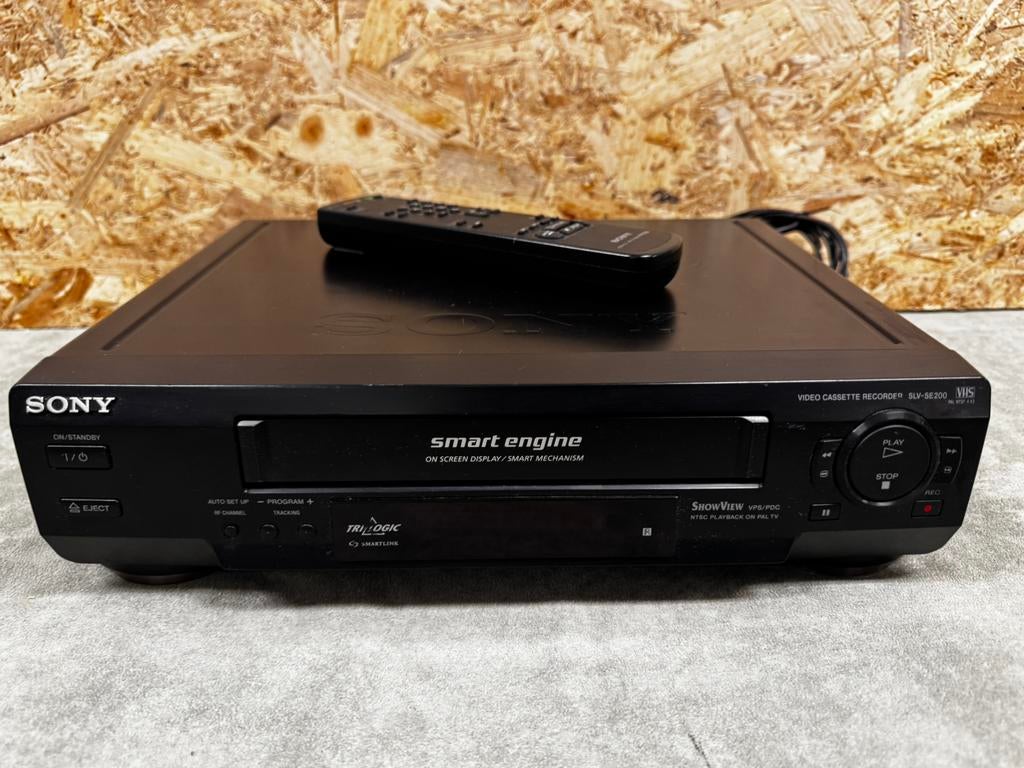 Sony SLV-SE200 VHS Videorecorder incl afstandsbediening-ReK4, Gebruikt, Ophalen of Verzenden, Sony, X