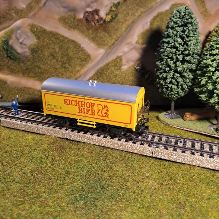 Marklin Koelwagen 4420 Eichenhof Bier (nieuwstaat) met OVP, Hobby en Vrije tijd, Modeltreinen | H0, Zo goed als nieuw, Wagon, Wisselstroom