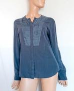HUGO BOSS Blouse , Maat 38 , ZIJDE, Verzenden, Zo goed als nieuw, Maat 38/40 (M), Blauw