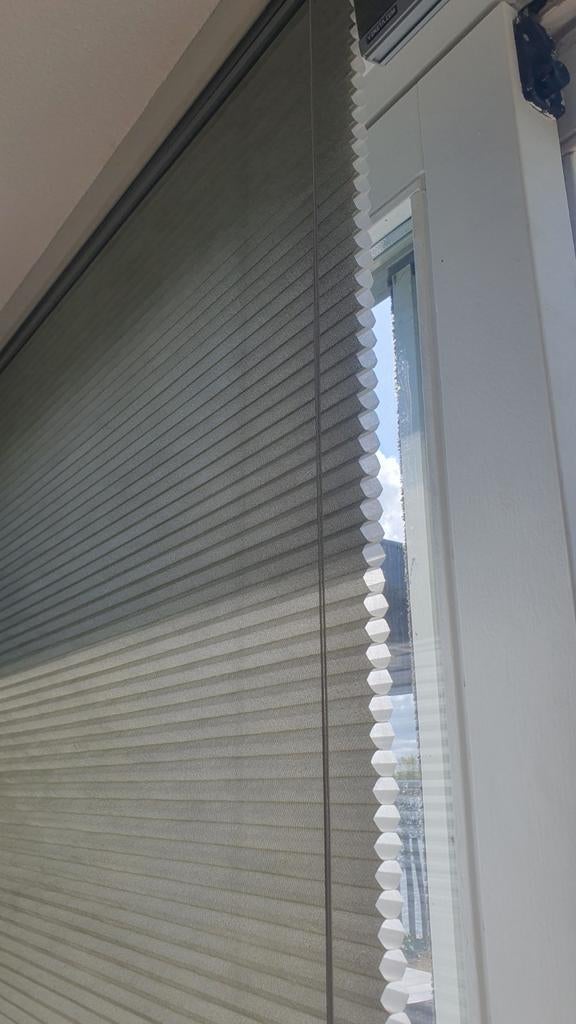 Veneta plissé gordijnen groen, Ophalen, Groen, 200 cm of meer