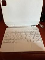 Bluetooth Magnetisch Toetsenbord wit voor iPad Pro 11 inch, Gebruikt, Wit, 11 inch, Ophalen of Verzenden
