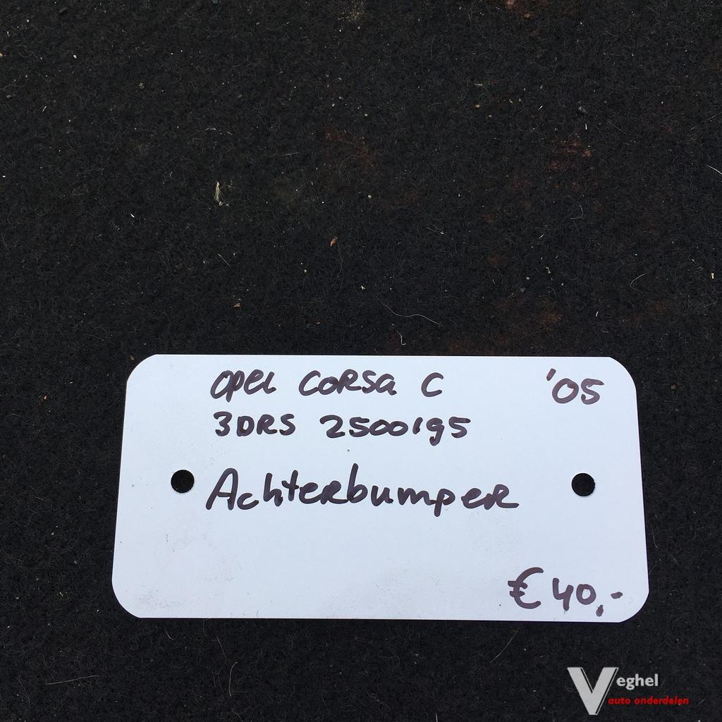 Opel Corsa C 1.2 3drs 2005 2500195 Achterbumper