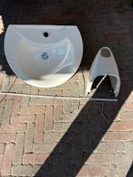 Beige wasbak 60 x 48 cm, Ophalen, Gebruikt, Wastafel