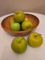 Decoratieve kunstfruit appels granny smith 8x, Ophalen of Verzenden, Zo goed als nieuw