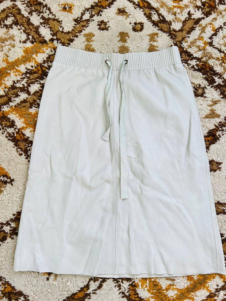 10 Days Boterzachte Leren Rok, Kleding | Dames, Rokken, Maat 38/40 (M), Verzenden, Grijs, Gedragen