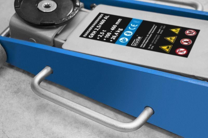 Gude GRH 2,5/460 Alu krik/dubbele hefcilinder!!, Ophalen, Nieuw, Hydraulisch, Garagekrik
