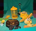 Tweety Verzameling: In kooi, Knuffels, leren Rugzak Lamp etc, Ophalen of Verzenden, Zo goed als nieuw, Tv, Overige typen