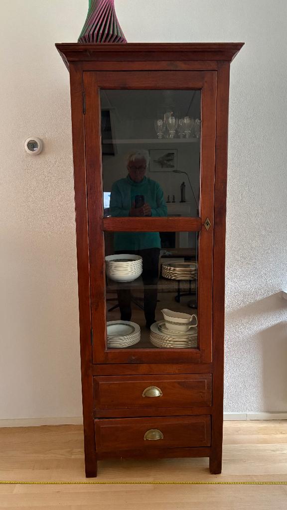 Vitrine kast, Ophalen, Gebruikt, Met deur(en), Vinntage