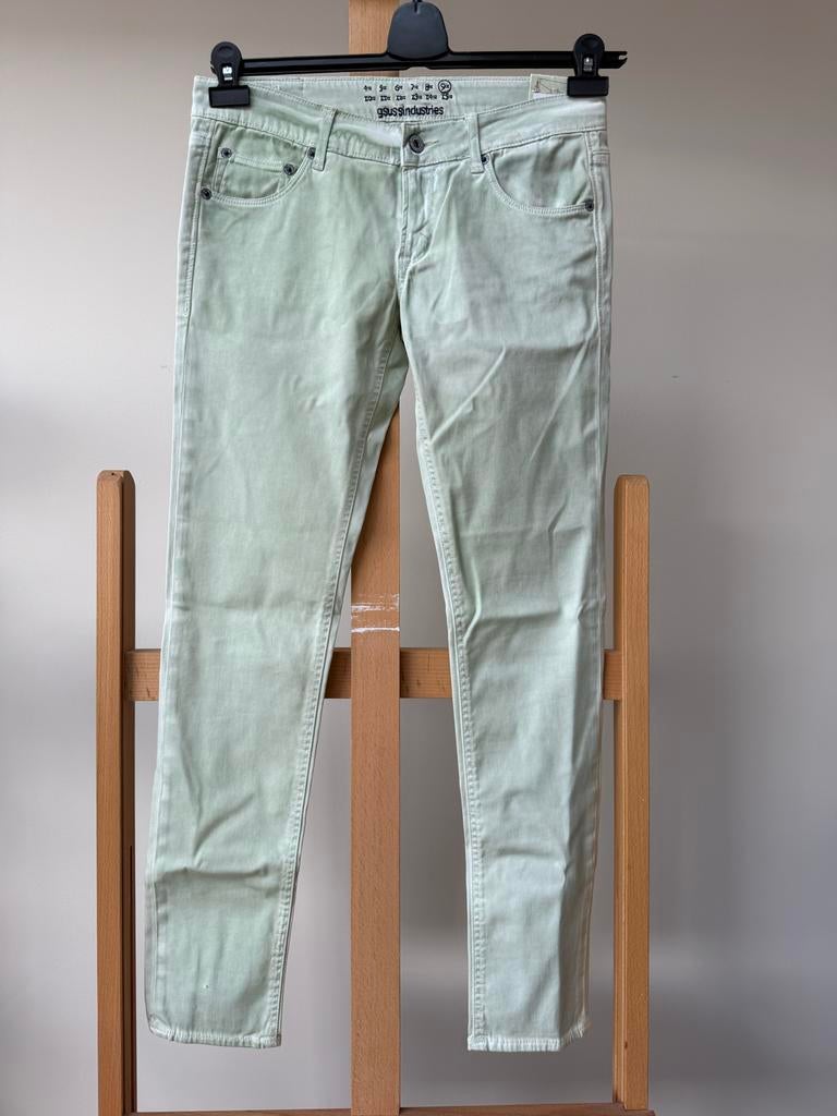 Gsus licht mintgroene broek W29/L32, Maat 38/40 (M), Nieuw, Ophalen of Verzenden, Lang