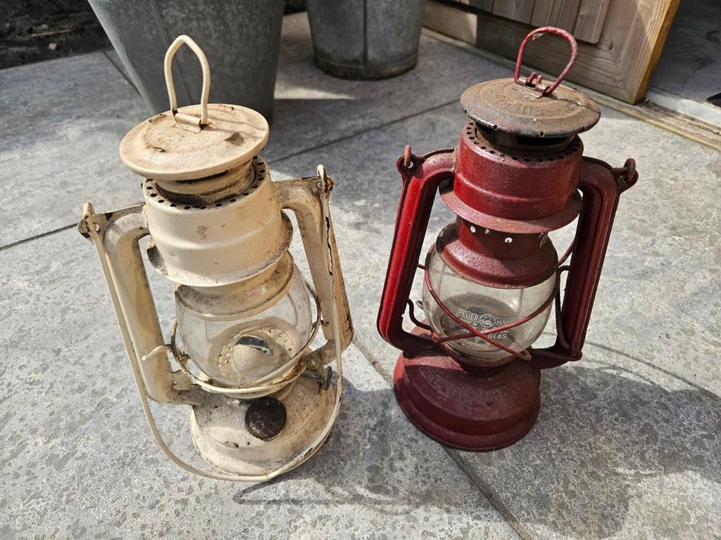 Olielampen / stormlantaarn, Ophalen