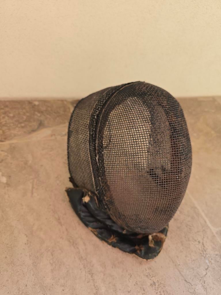 Prachtig antiek Schermmaskerhelm, eind 19e eeuw, metaal €89, Antiek en Kunst, Ophalen of Verzenden