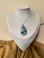 K2 jaspis hanger beschermt hoge trilling inzicht derde oog, Ophalen of Verzenden, Nieuw, Zilver, Met edelsteen