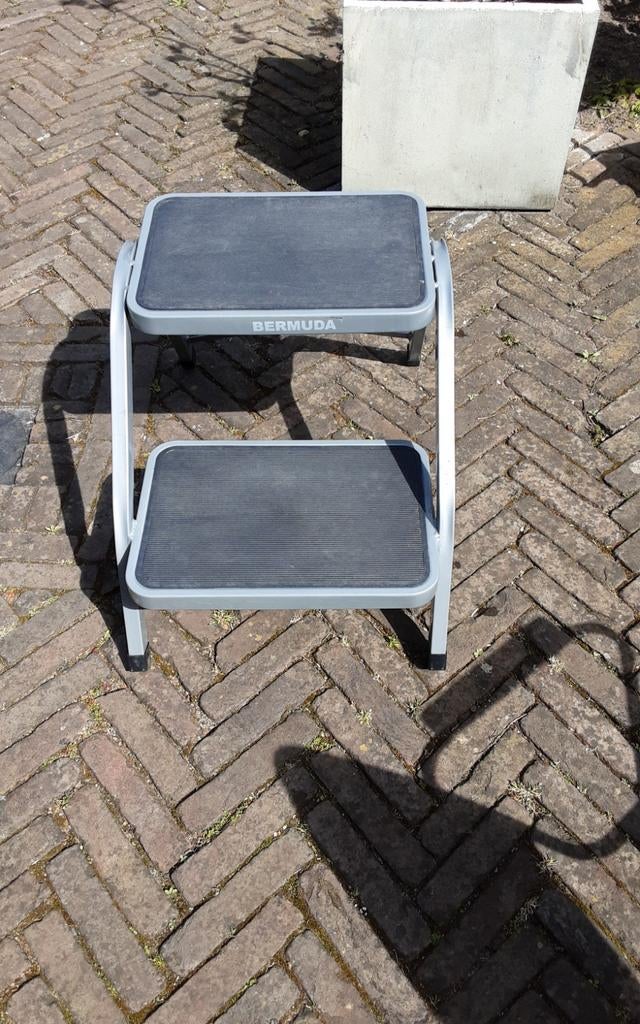 Dubbel opstapkrukje voor caravan, Ophalen of Verzenden