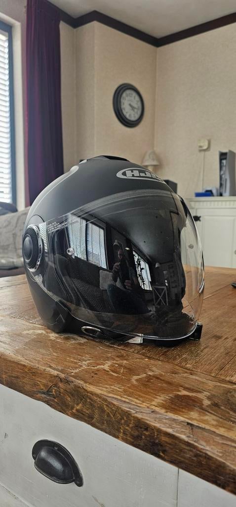 HJC i40 jethelm maat L – motor brommer helm, Ophalen, Tweedehands, Jethelm, HJC