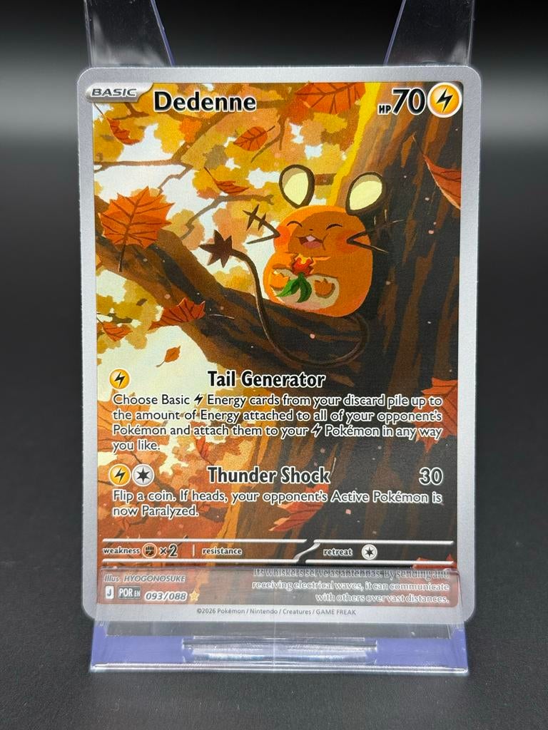 Dedenne - Pokémon Perfect Order - #093/088 POR, Hobby en Vrije tijd, Verzamelkaartspellen | Pokémon, Ophalen of Verzenden, Zo goed als nieuw