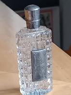 PRACHTIG GAAF ODEUR FLESJE MET ZILVEREN SLUITDOP EN SCHILD M, Ophalen of Verzenden