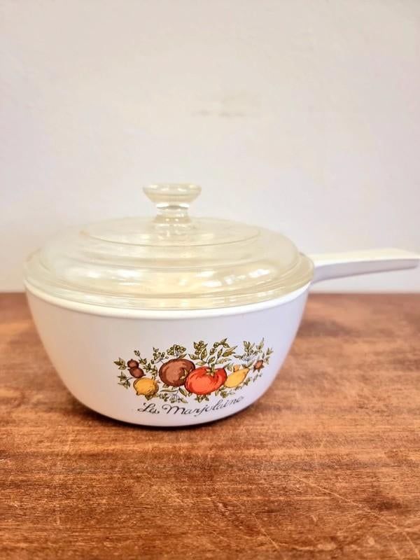 6862: Vintage 70's / 80's Corning Ware Sauce Pan, Ophalen of Verzenden, Huis en Inrichting