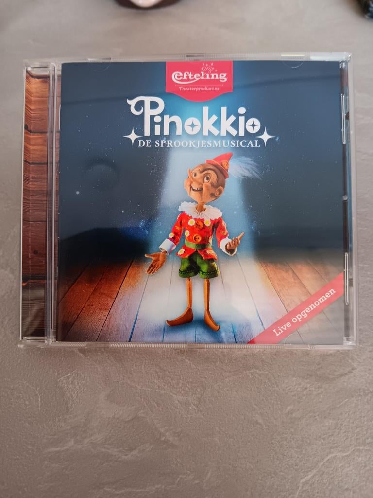 Efteling cd pinokkio de musical (nieuw), Ophalen of Verzenden, Nieuw in verpakking