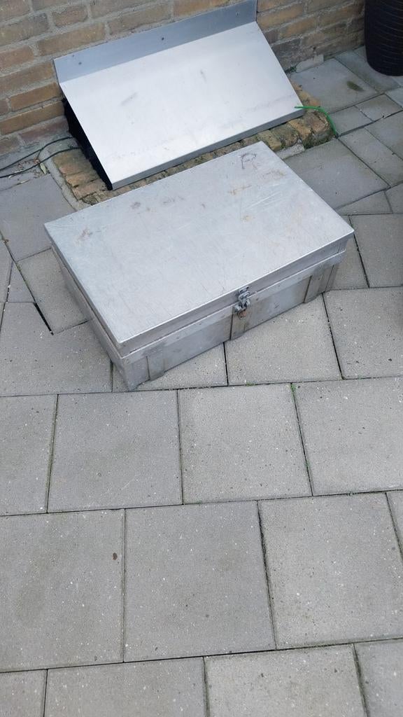 Aluminium opbergkist / gereedschapskist / disselbak, Ophalen, Gebruikt