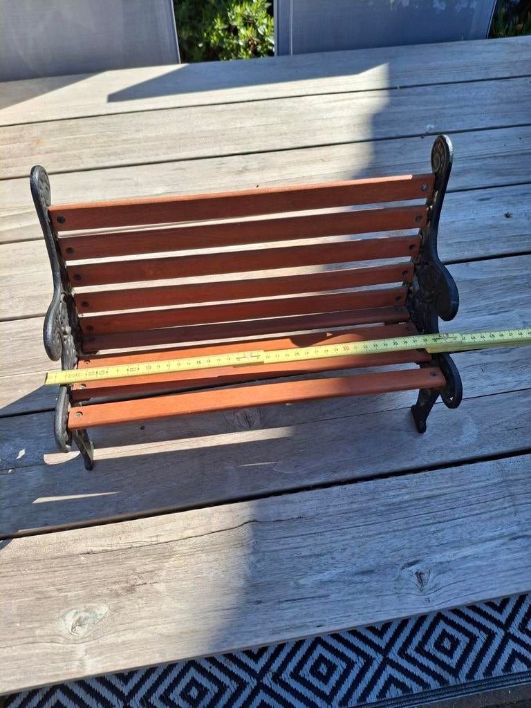 Heel leuk sier bankje ., Tuin en Terras, Ophalen of Verzenden, Hout